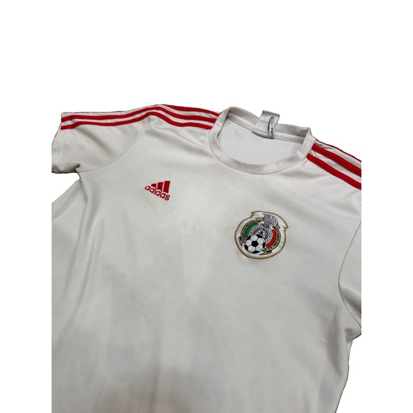 adidas Other - Authentic adidas Mexico National Team Soccer Jersey Mens White Good ClimaLite M